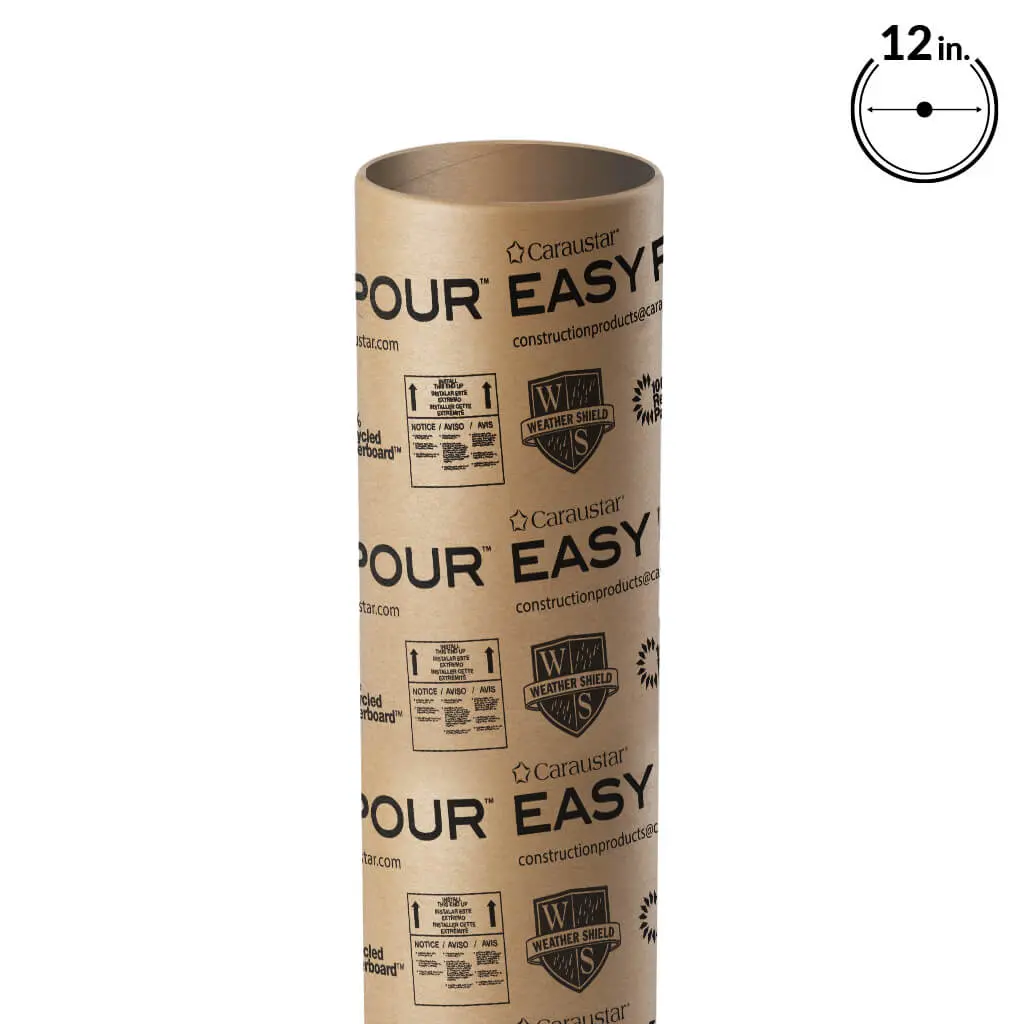 Grief 12 In. X 12 Ft. Concrete Forming Tube 1