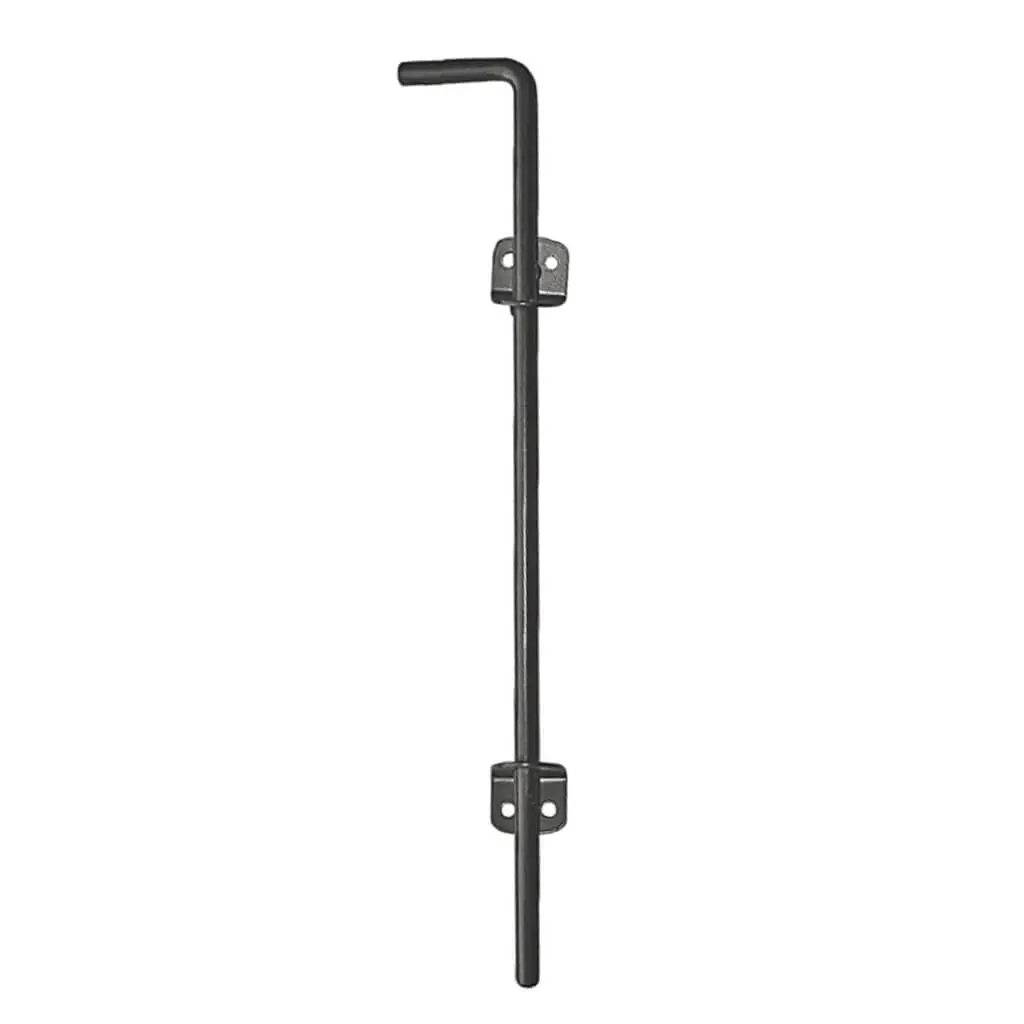 Nuvo Iron Cbw 18 In. Black Steel Cane Bolt 1