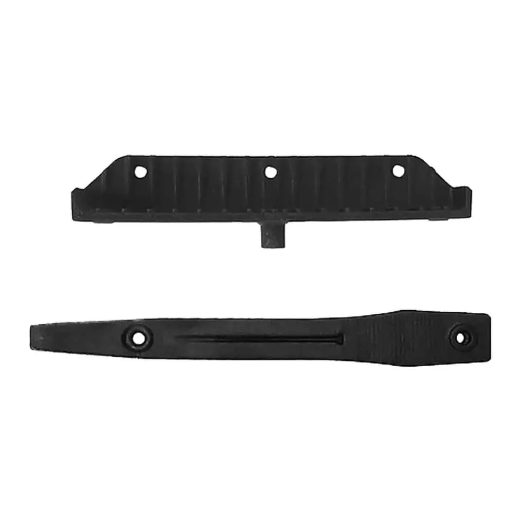 Nuvo Iron Lsb48 5-1/2 In. X Up To 48 In.  Black Metal Shutter Blinds Louver System Kit 1