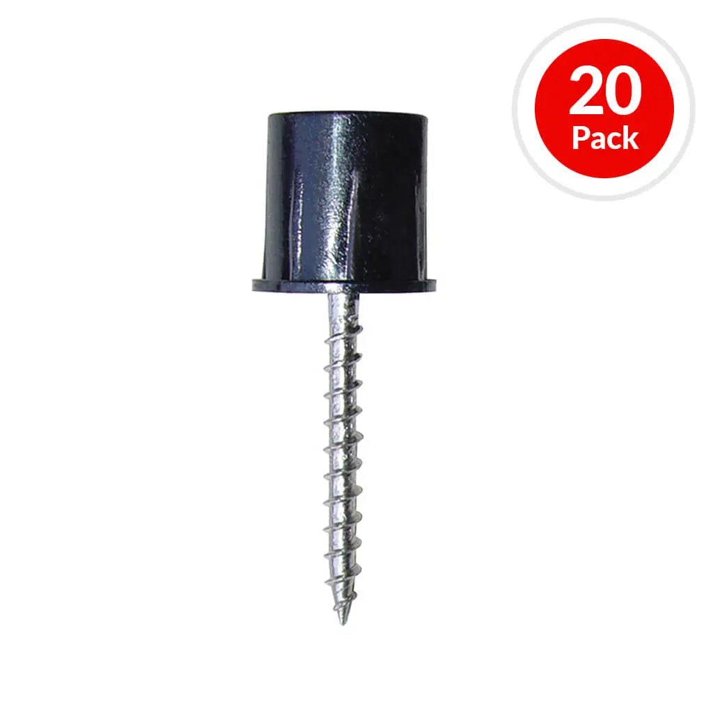 Nuvo Iron Smdra Surface Mount Deck Railing Adapter Hardware Connector For 3/4" Round Balusters (20-Pack) 1