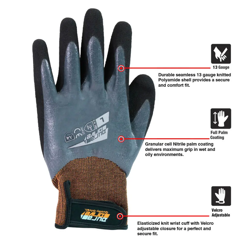 Duradrive Barricade Liquid Resistant Double Dipped Nitrile Gloves 4