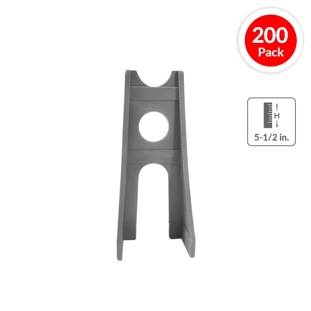 Art Mould 5-1/2 In. Plastic Rebar Linden Chair (200-Pack) 1