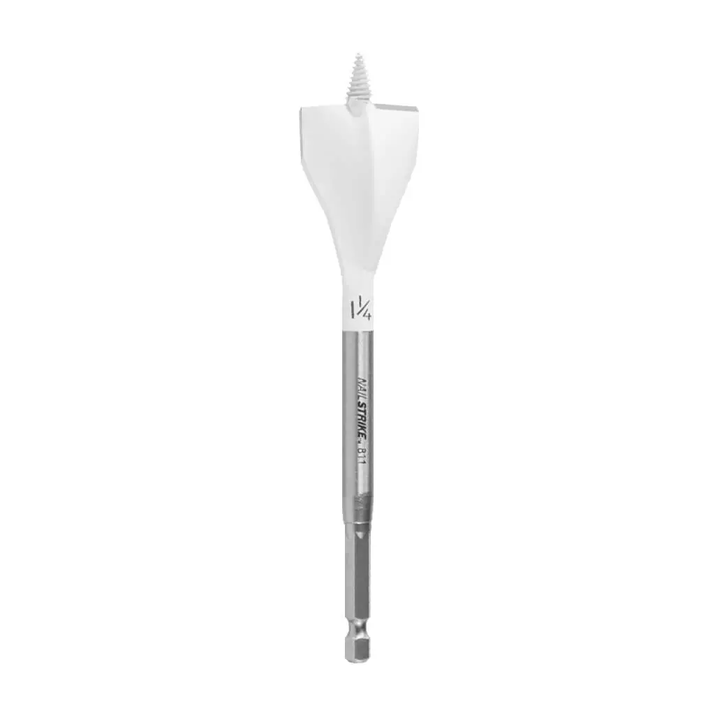 Bosch Ns1017 1-1/4 In. X 6 In. Nail Stike Wood With Nails Boring Spade Bit 1