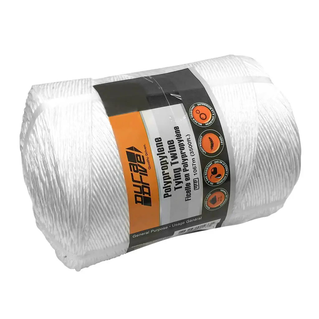 Duradrive 3500 Ft. White Polypropylene Utility Tying Twist Twine 1