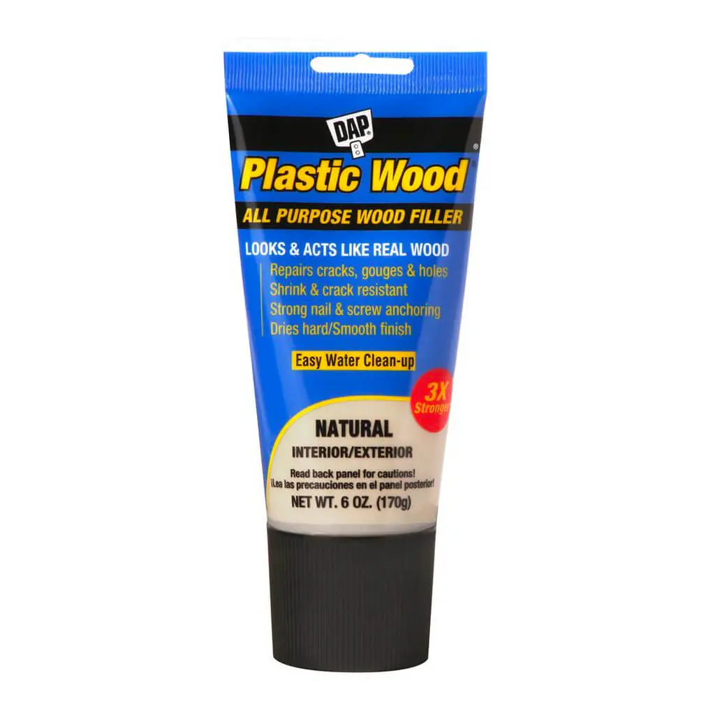 Dap 74288 170G Natural Plastic Wood All-Purpose Wood Filler Squeeze Tube 1