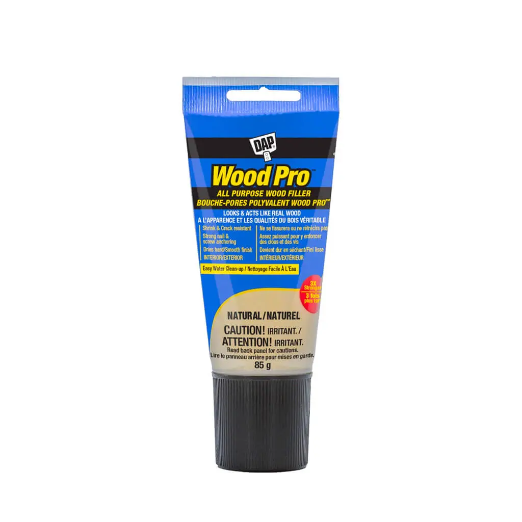 Dap 74294 85G Natural Woodpro All-Purpose Wood Filler Squeeze Tube 1