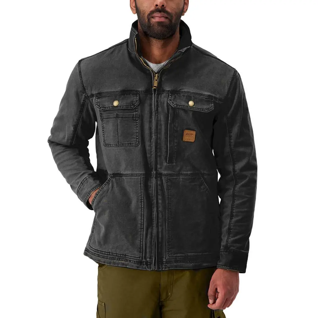 Final Sale-Duradrive Soni Vintage Lined Duck Jacket Black 1