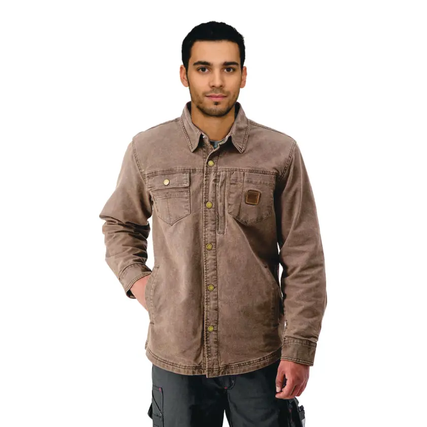 Duradrive Soni Vintage Shirt Jacket Brown 1