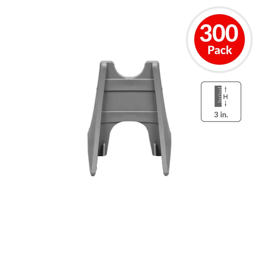 Art Mould 3 In. Plastic Rebar Linden Chair (300-Pack) 2