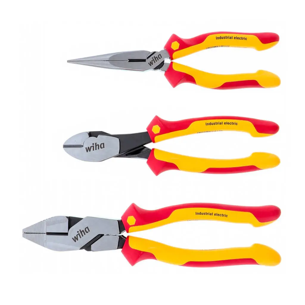 Wiha 32968 Insulated Pliers And Cutters Set (3-Piece) 1