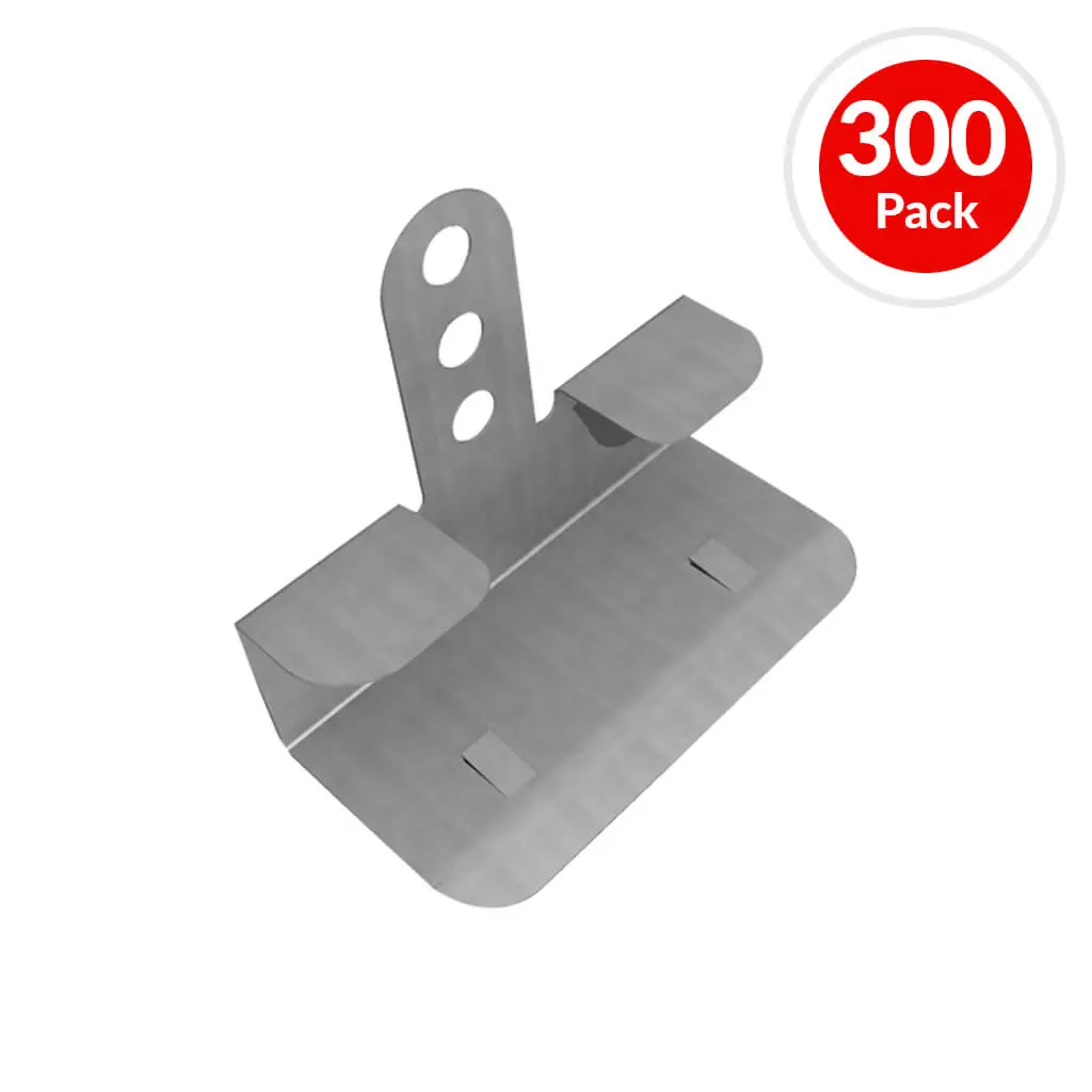 Circle Brand St4001c 1/2 In. Corner-Back Drywall Installation Clips (300-Piece) 1