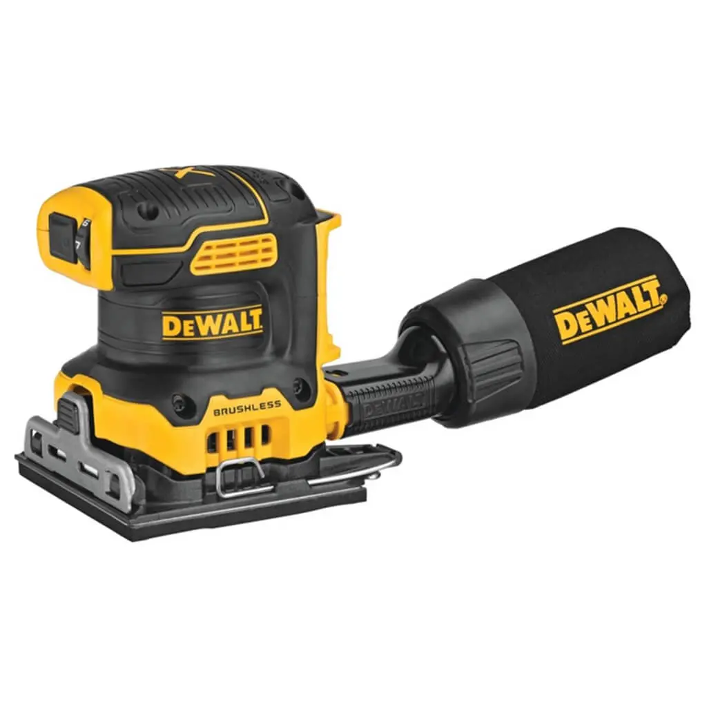 Dewalt Dcw200b 20-Volt Max Xr 1/4 Sheet Brushless Variable Speed Sander (Tool Only) 1