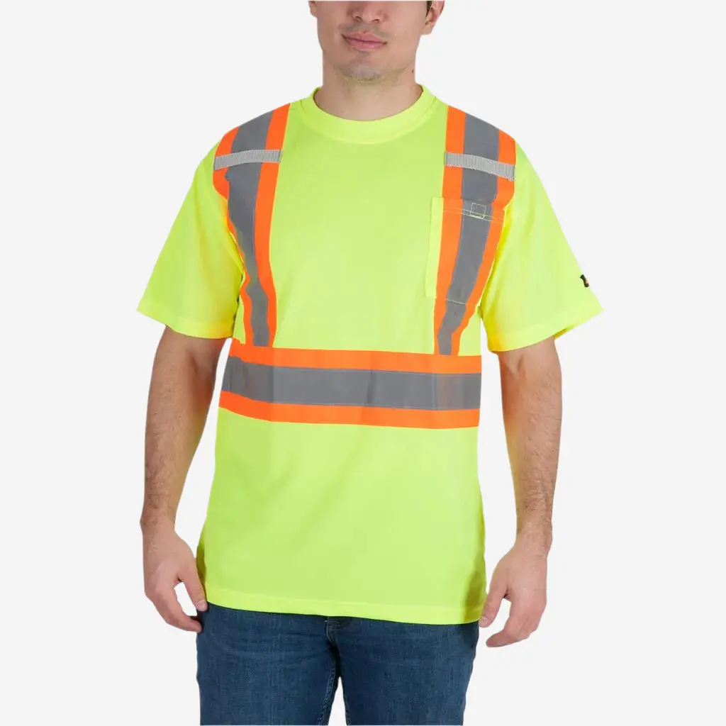 Duradrive 29035 Hi-Vis Cooling Crew Neck Short Sleeve Deluxe T-Shirt Yellow 1