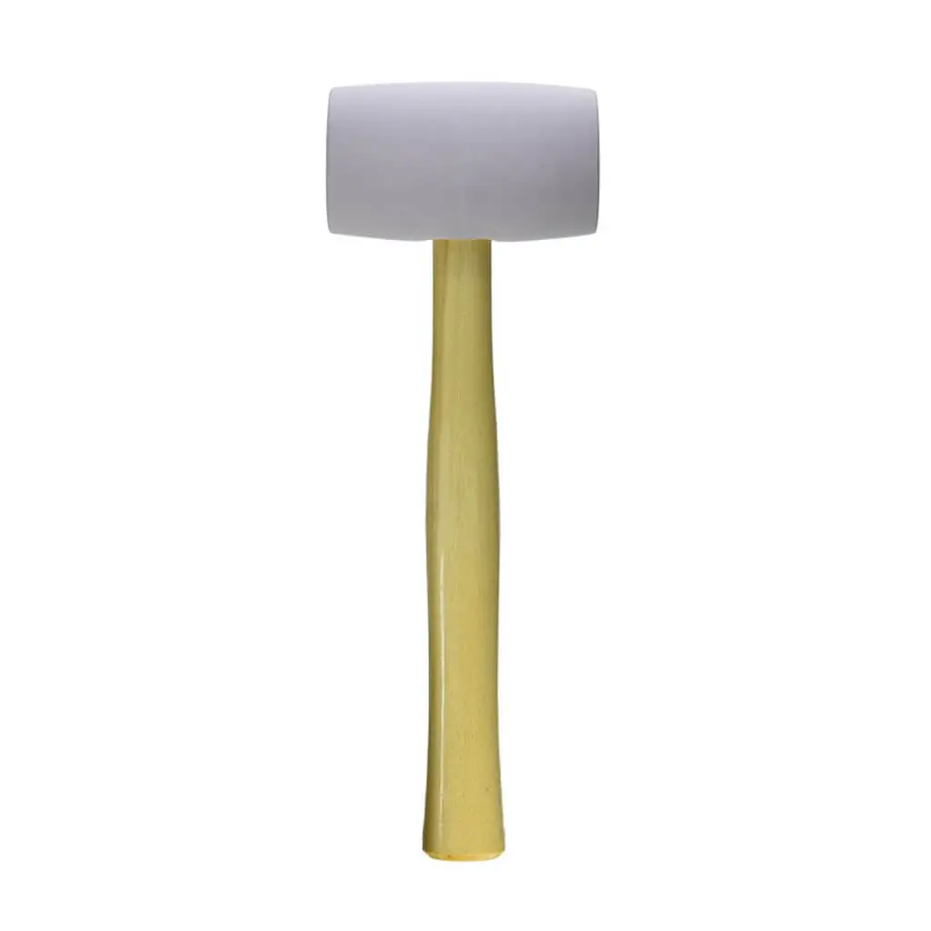 Toolway 396562 16 Oz. White Rubber Mallet 1