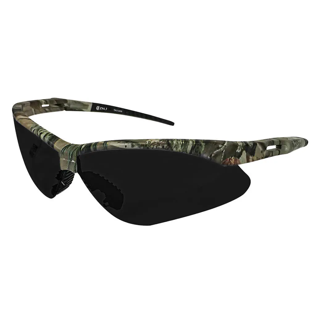 Duradrive A07-25S Smoke Lens Military Camo Colour Frame Anti-Scratch Nemesis Safety Glasses 1