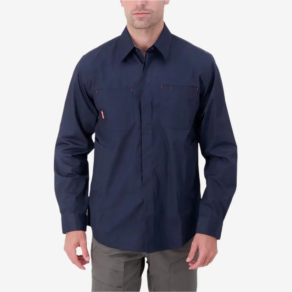Duradrive Men's Volt Red Label Twill Long Sleeve Work Shirt 1