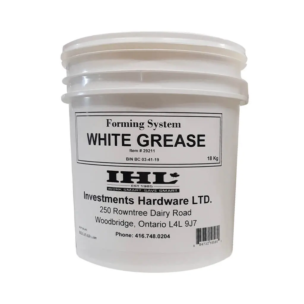 Forming System 18 Kg White Release Grease 1