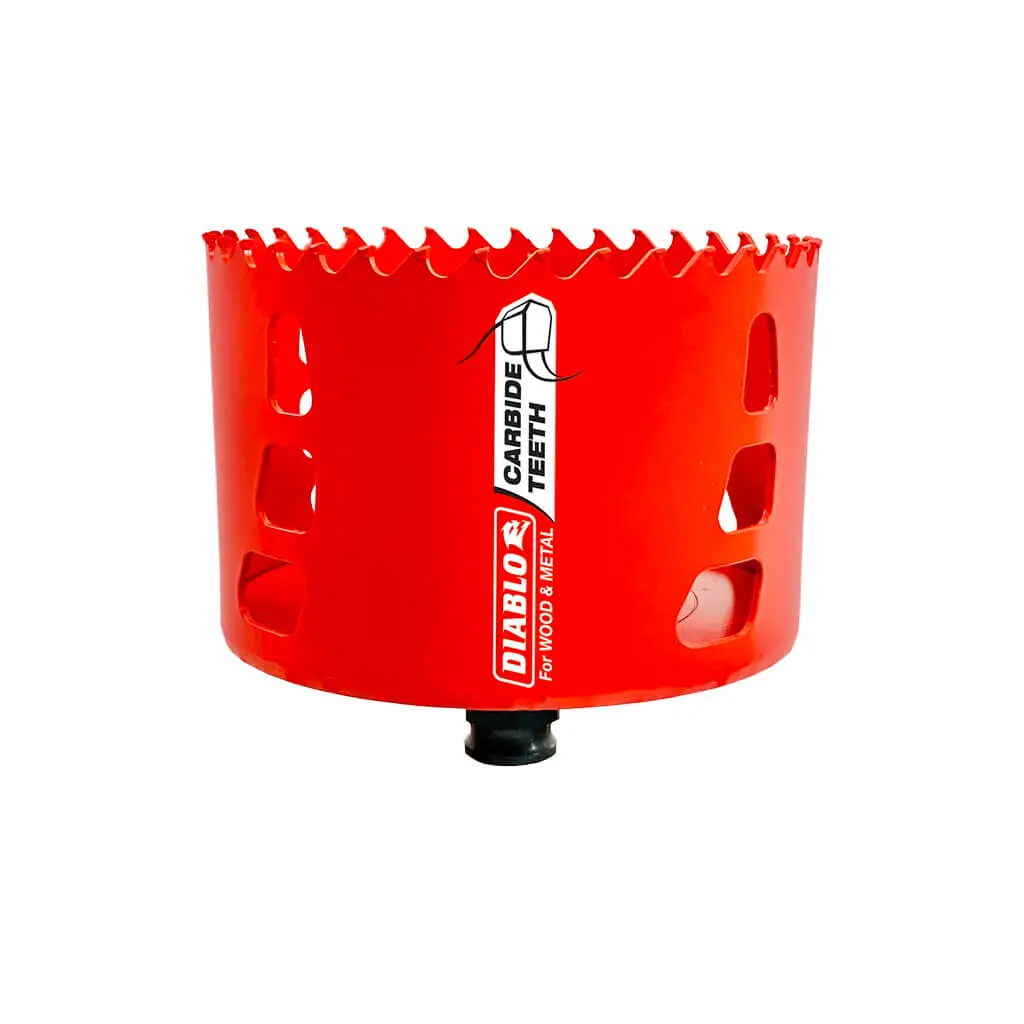 Freud Diablo Dhs4000ct 4 In. X 2-3/8 In. Carbide-Tipped Mandrel Shank Wood And Metal Hole Saw 1