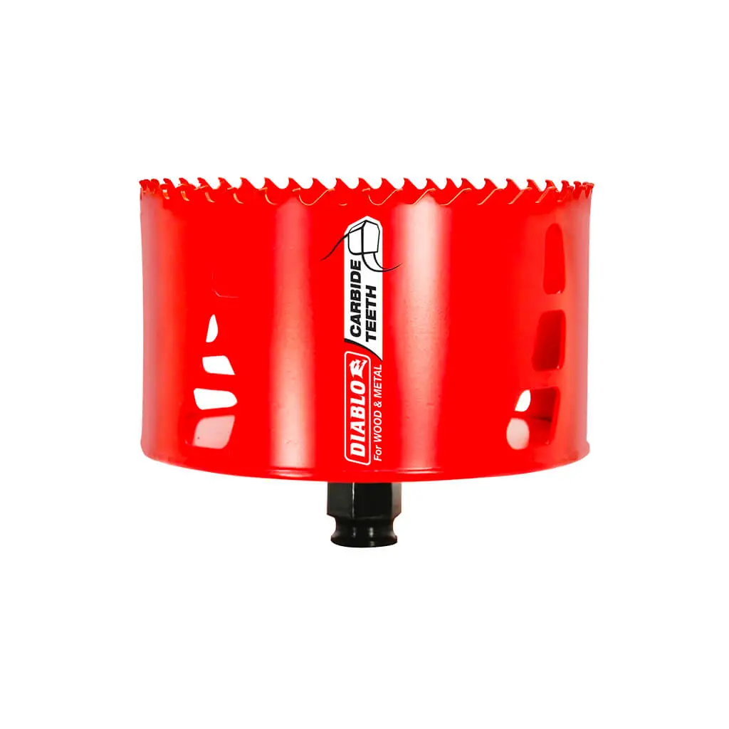 Freud Diablo Dhs4500ct 4-1/2 In. X 2-3/8 In. Carbide-Tipped Mandrel Shank Wood And Metal Hole Saw 1