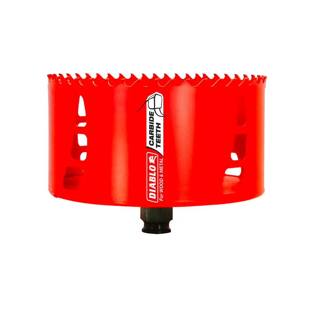 Freud Diablo Dhs5000ct 5 In. X 2-3/8 In. Carbide-Tipped Mandrel Shank Wood And Metal Hole Saw 1