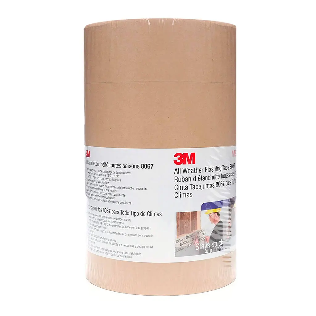 3M 7000124877 9 In. X 75 Ft. All Weather Flashing Tape 1