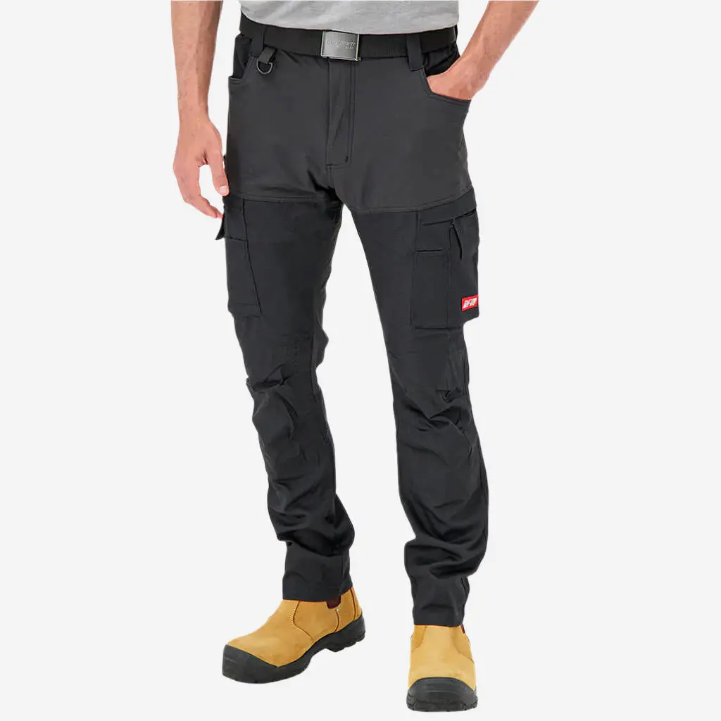Duradrive Trill Black Water Repellent Utility Work Pants 1