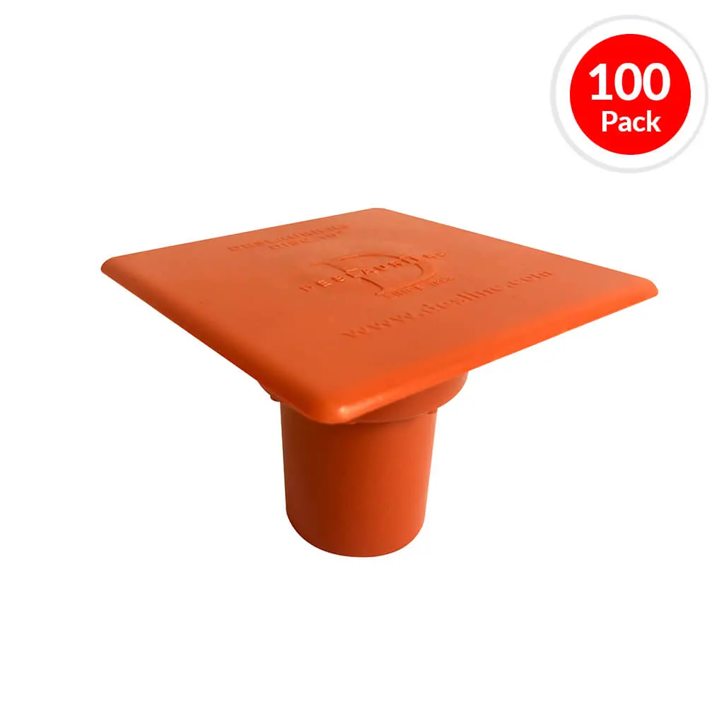 Osha #3 - #11 Impalement Endcap Flat Top Rebar (100-Pack) 1