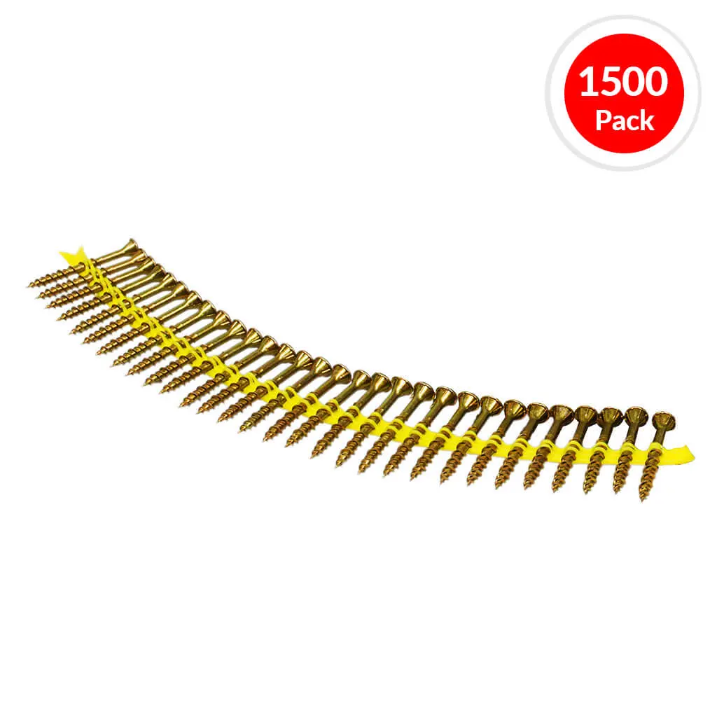 Simpson Strong-Tie Quik Drive Wsv212s #9 2-1/2 In. Strip Screw (1500-Pack) 1