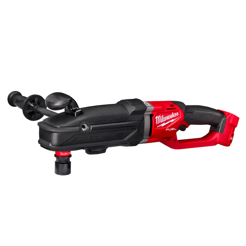 Milwaukee 2811-20 M18 Fuel 18-Volt Lithium-Ion 7/16 In. Brushless Super Hawg Right Angle Drill With Quick-Lok (Tool Only) 1