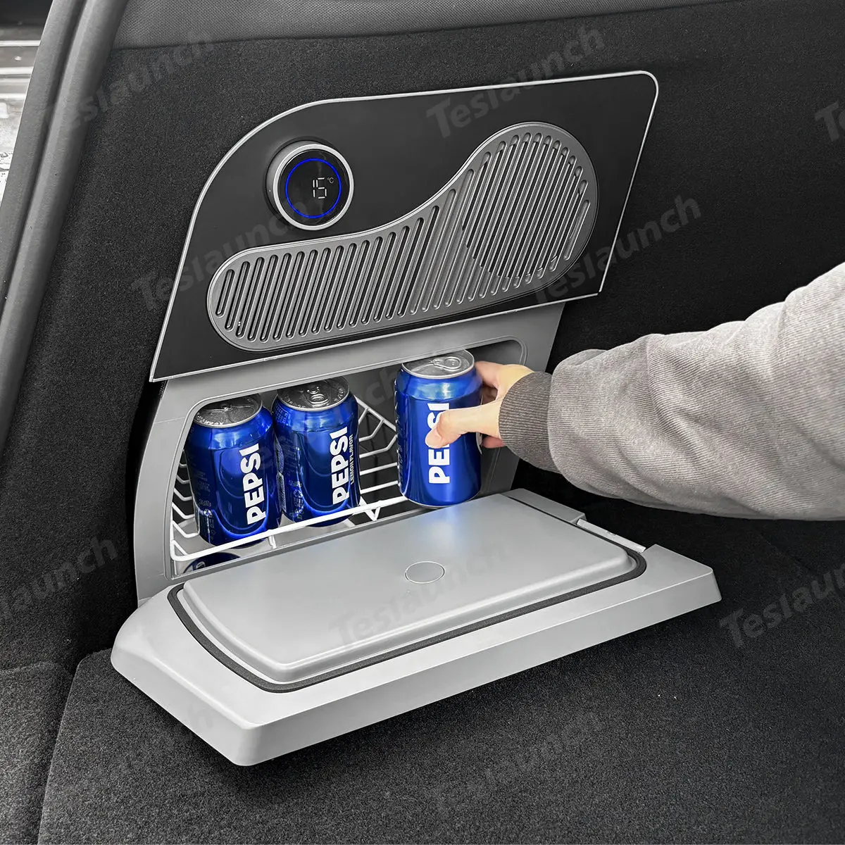 15L Hidden Rear Trunk Refrigerator – Compressor Cooler For Tesla Model Y 5 Seats 1