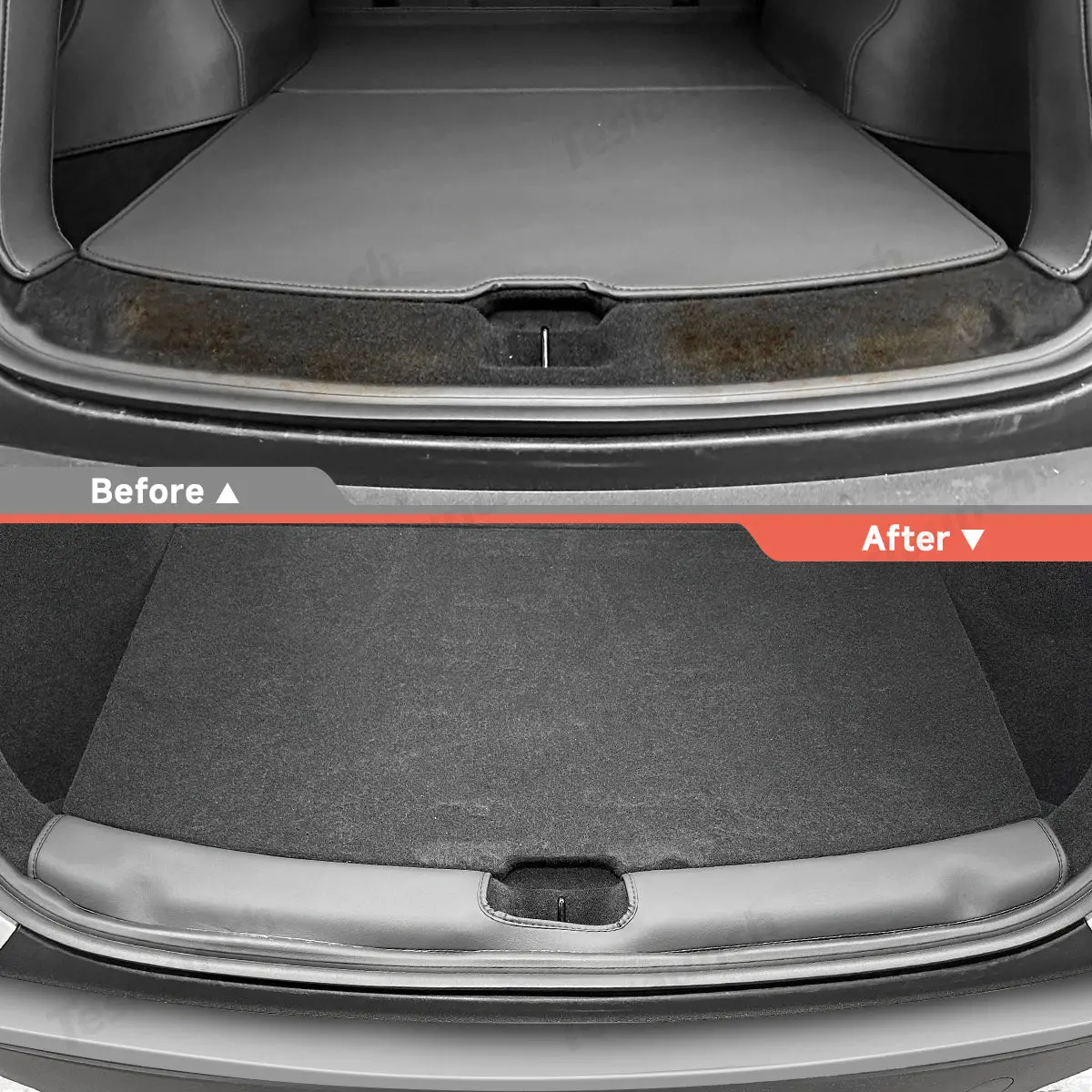 Napa Leather Trunk Sill Guard – Premium Protection For Tesla Model Y Juniper 2025+ 2