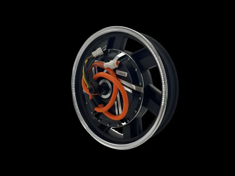 Qs 8000W Electric Scooter Motor | 16" Motorcycle Wheel Upgrade – High Performance 1