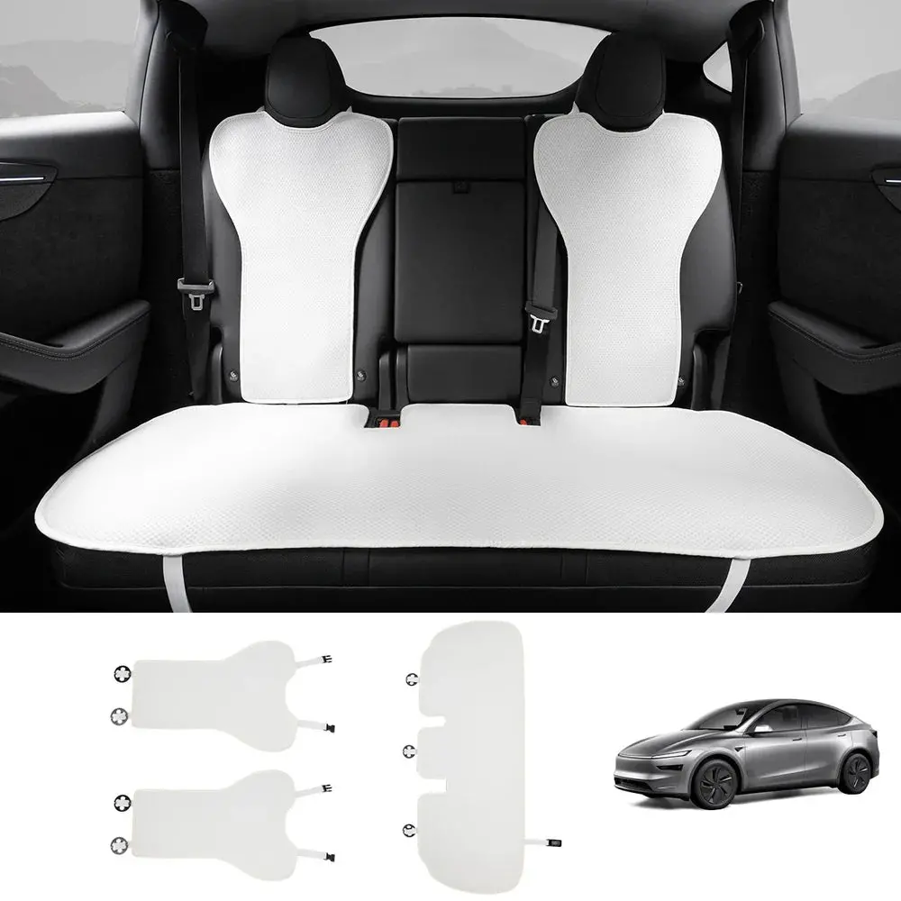Ice Silk Breathable Air Mesh Seat Cushion For Tesla Model Y Juniper 2025+ 3