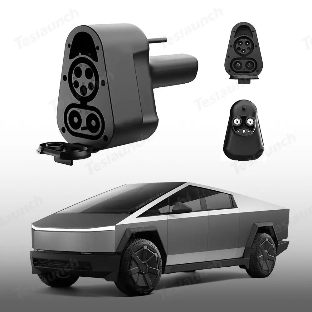 Cybertruck Ccs1 X J1772 To Tesla(Nacs) Fast Charging Adapter For Tesla Model 3/Y/S/X/Cybertruck 1