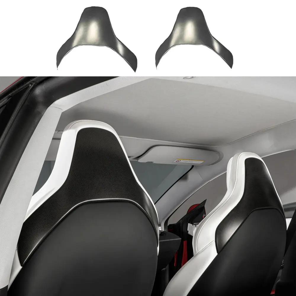 [Real Carbon Fiber] Seat Back Covers (2 Pcs) For Tesla Model 3 Highland Performance 2024+ 1