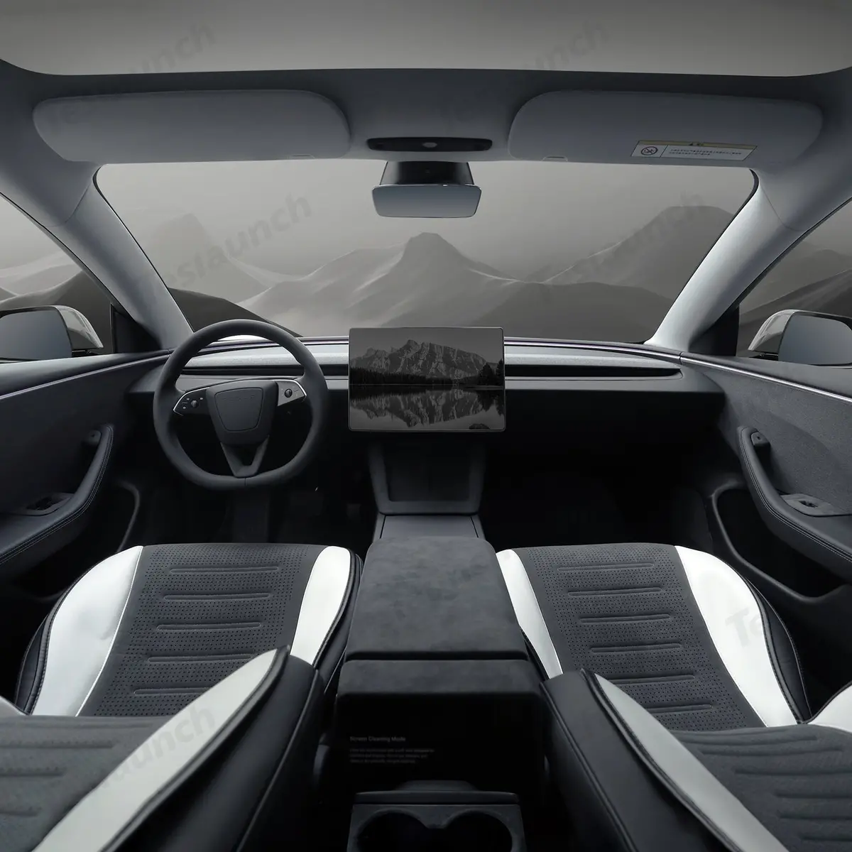 Alcantara Wrap Kit For Tesla 2024+ Model 3 Highland Interior Accessories 1