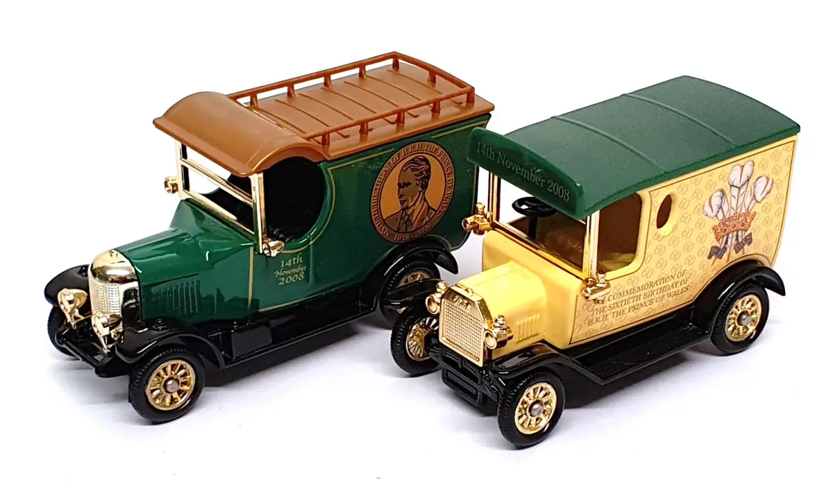Corgi Diecast Ch1002 - Hrh Prince Of Wales 60Th Birthday Van Set 2008 1
