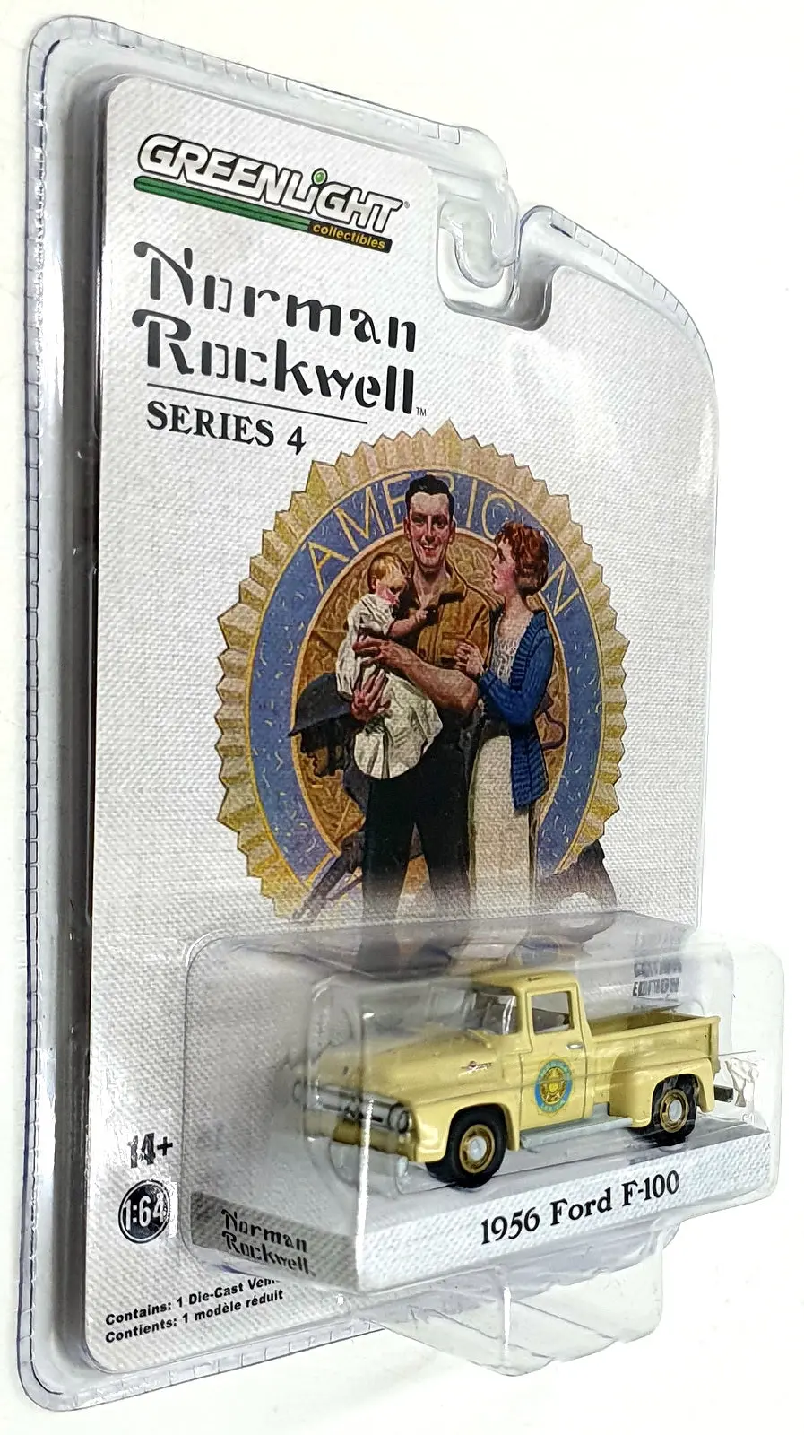 Greenlight 1/64 Scale 54060-B - 1956 Ford F-100 Truck - Cream 1