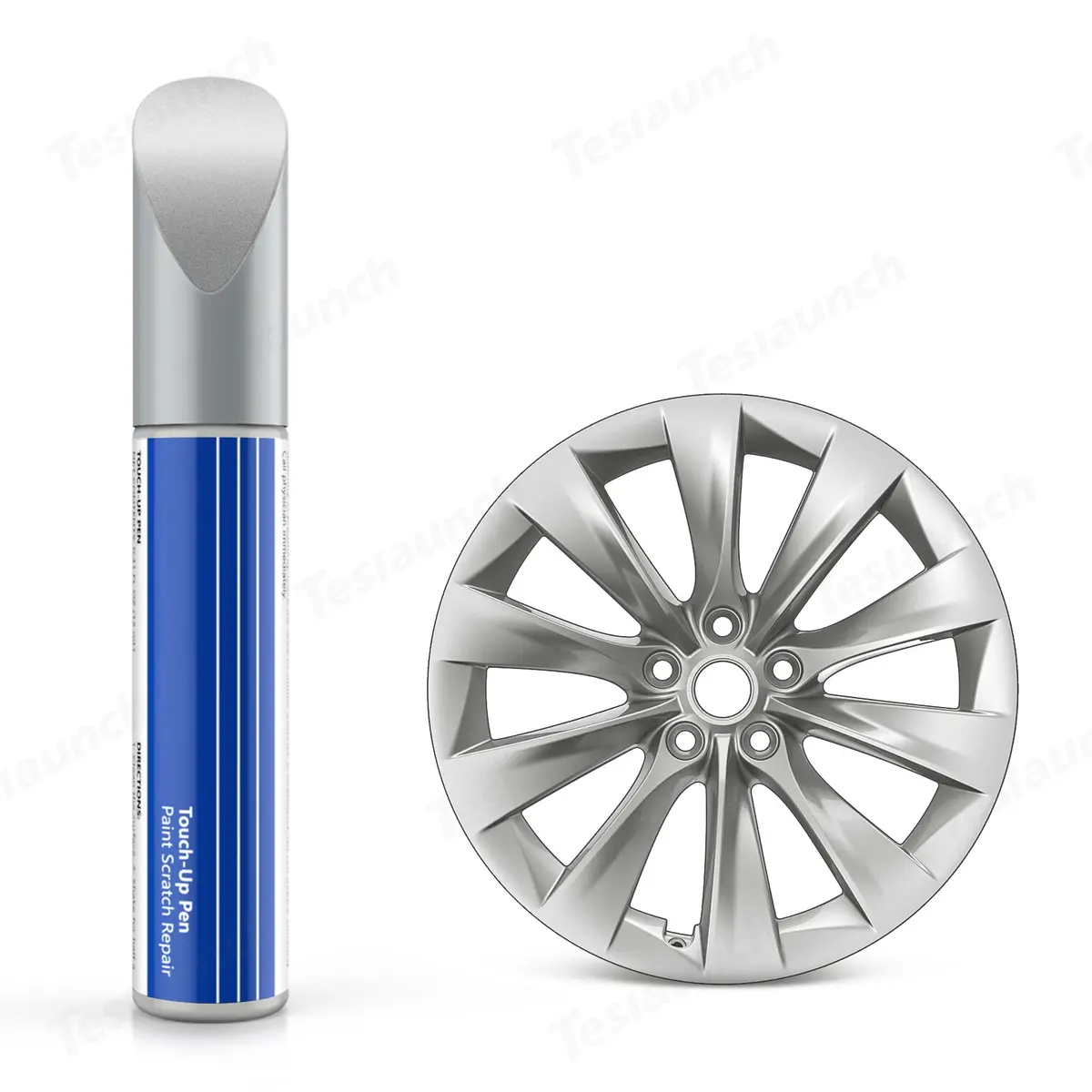 Wheel Rims Touch Up Paint For Tesla Model X- Diy Curb Rash Repair With Color-Matched Touch Up Paint 6