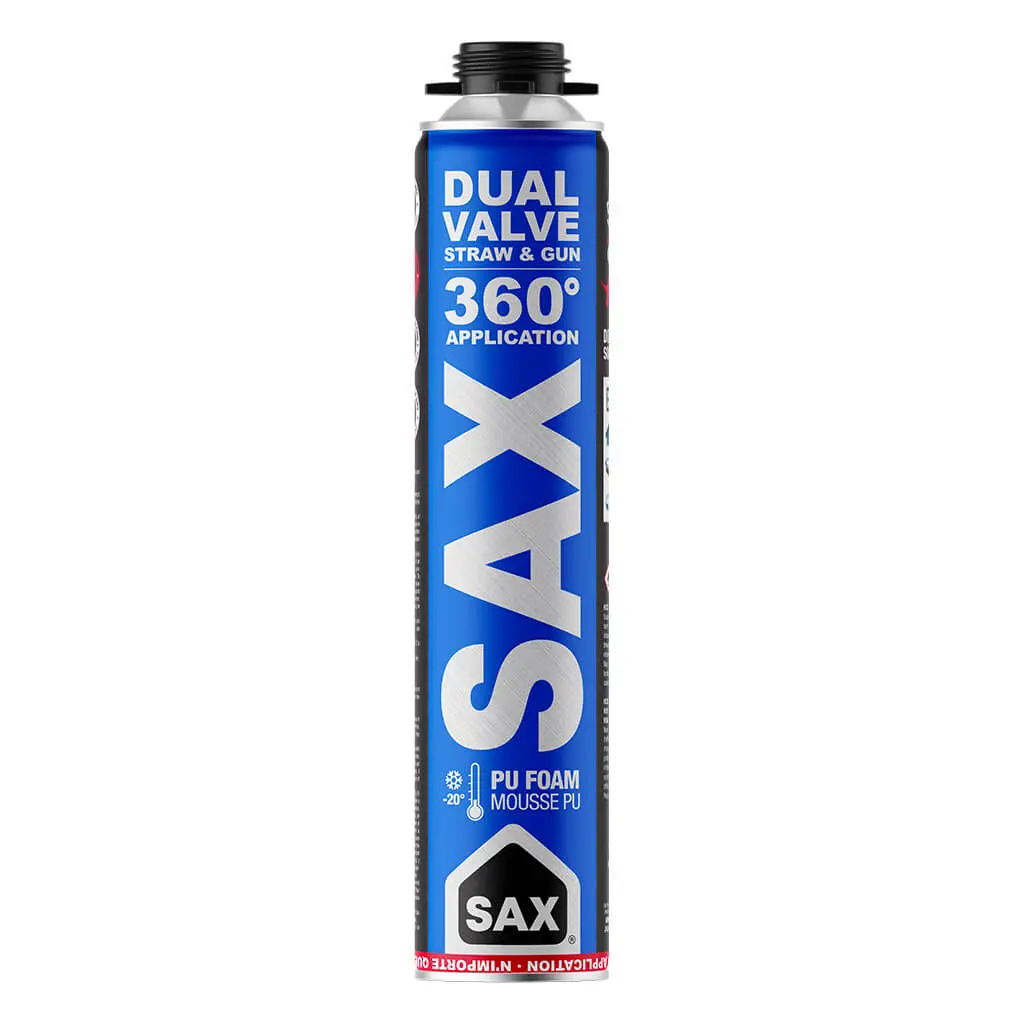 Sax 360 24.5 Oz. / 750 Ml Extreme Climate Expanding Spray Foam Insulation 1