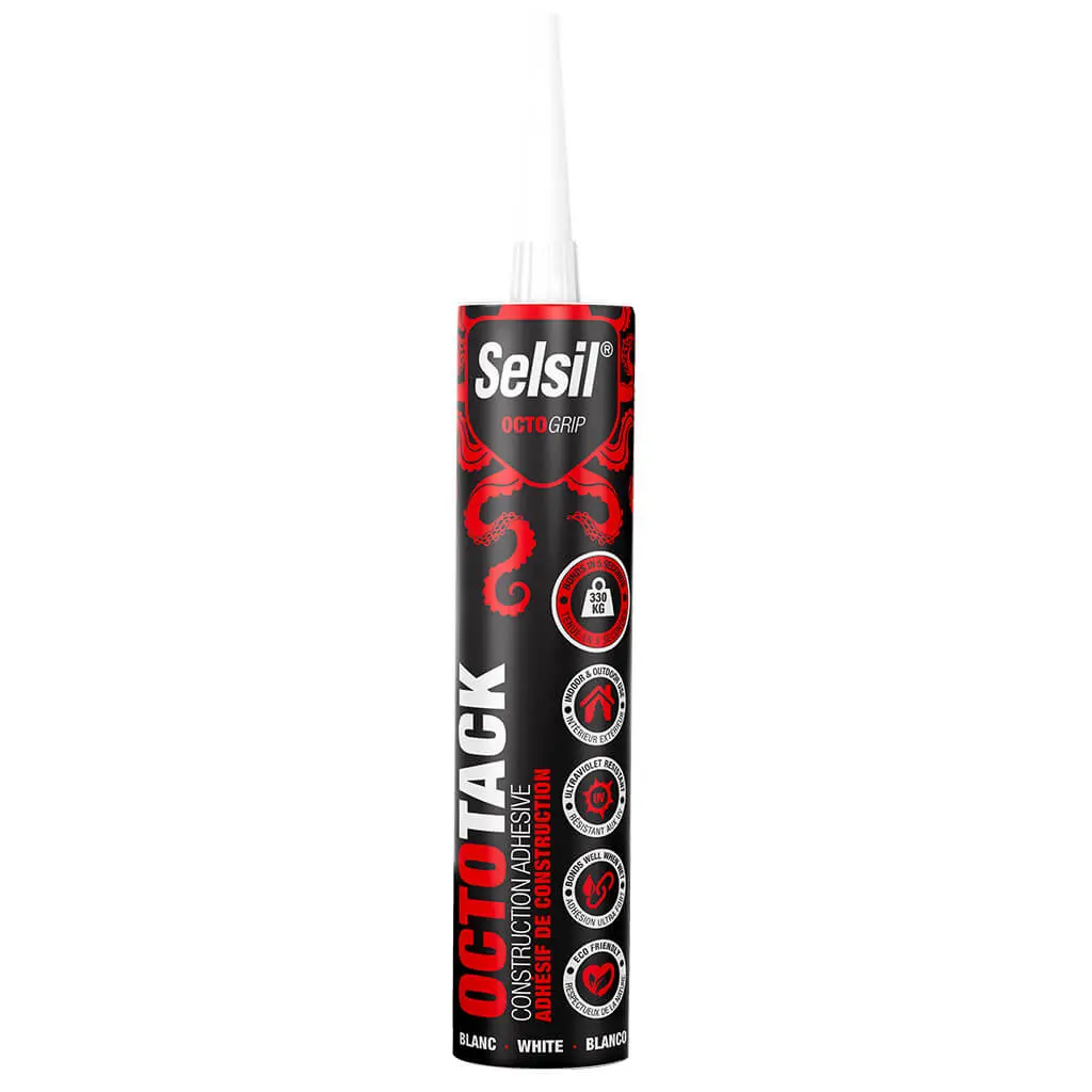 Selsil Octotack 290 Ml White Construction Adhesive 1