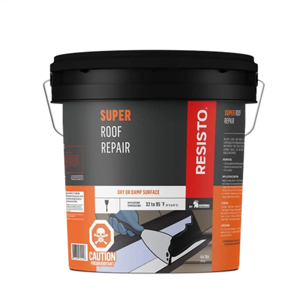 Resisto 53015 20-Kg Summer Grade Wet & Dry Surface Waterproof Roofing Repair Plastic Cement 1
