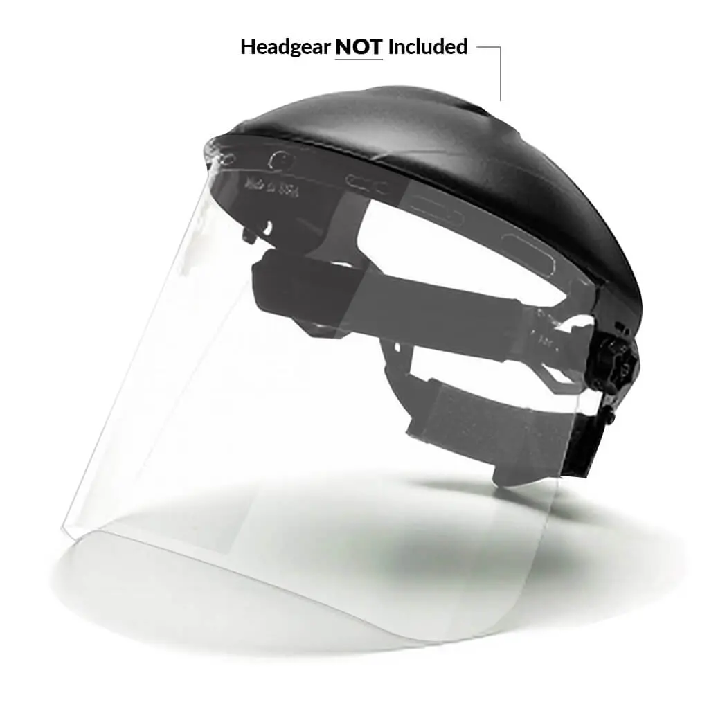 Pyramex S1020 Replacement Clear Polyethylene Face Shield (Shield Only) 1