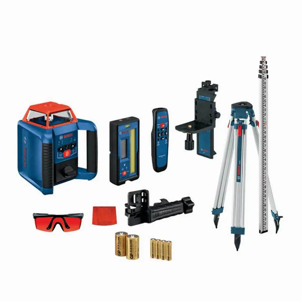 Bosch Grl2000-40Hvk Revolve2000 Self-Leveling Horizontal/Vertical Rotary Laser Kit 1