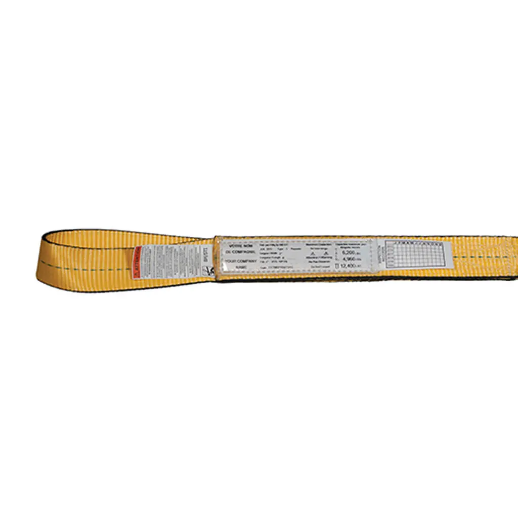 Ben-Mor Ee2-903Y16t3 3 In. X 16 Ft. 2-Ply Type 3 Synthetic Web Sling 1