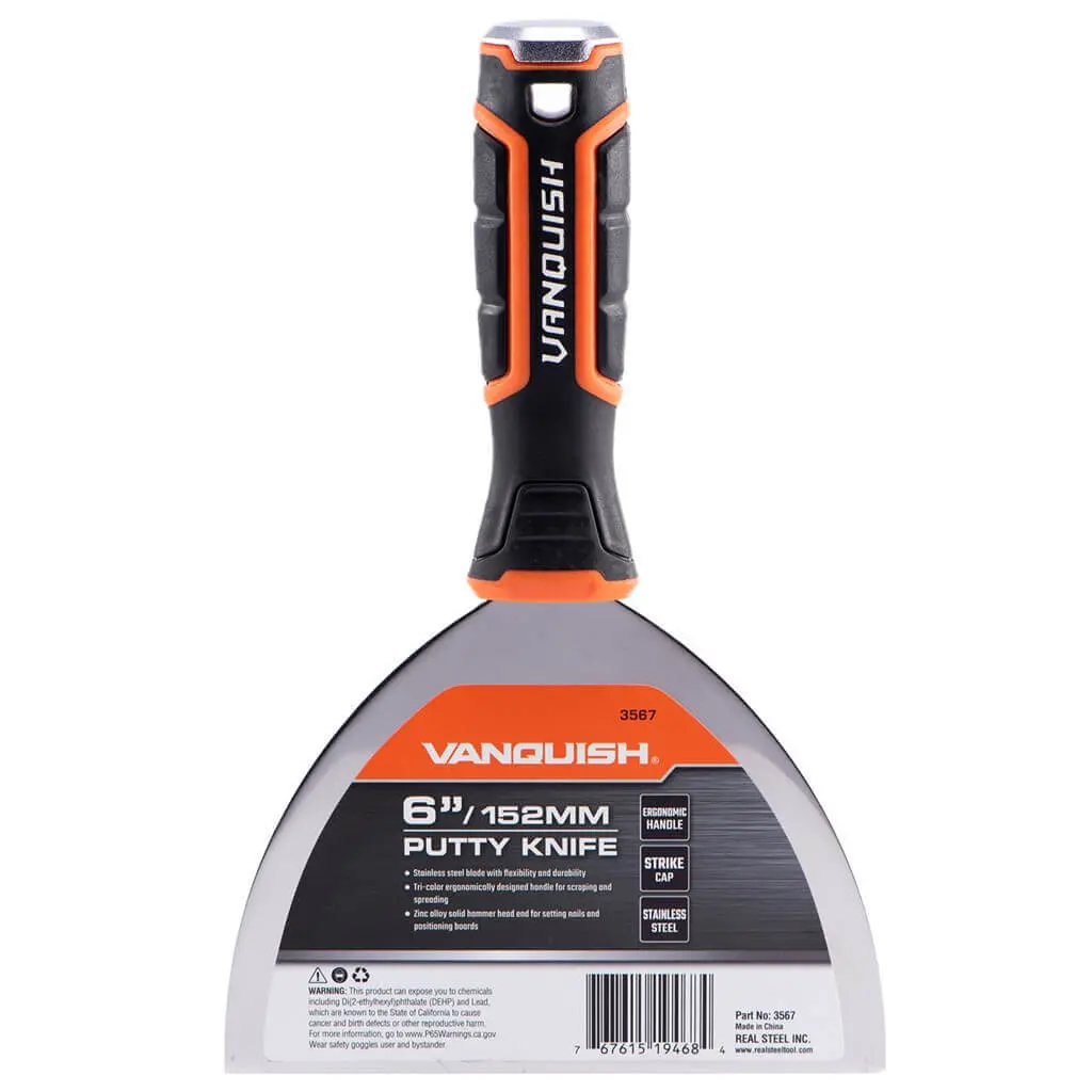 Vanquish 3587 6 In. / 152 Mm Stainless Steel Putty Knife 1