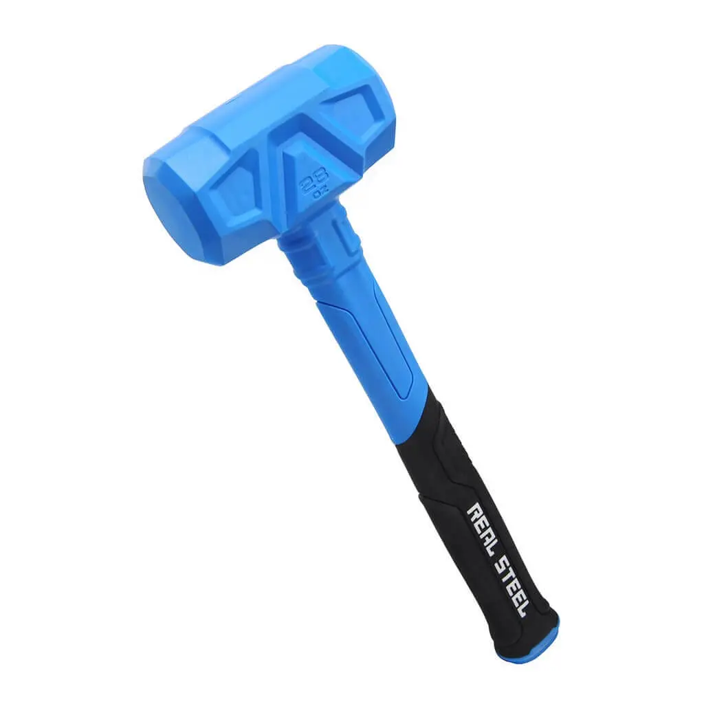 Real Steel 0317 28-Oz. Blue Soft Face Dead Blow Hammer 1
