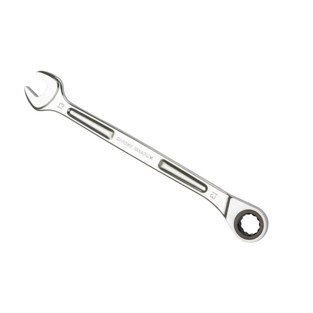 Groz Csp/Xrt/13/Ug 13Mm Extra-Long Combination Non-Reversible Ratcheting Wrench 1