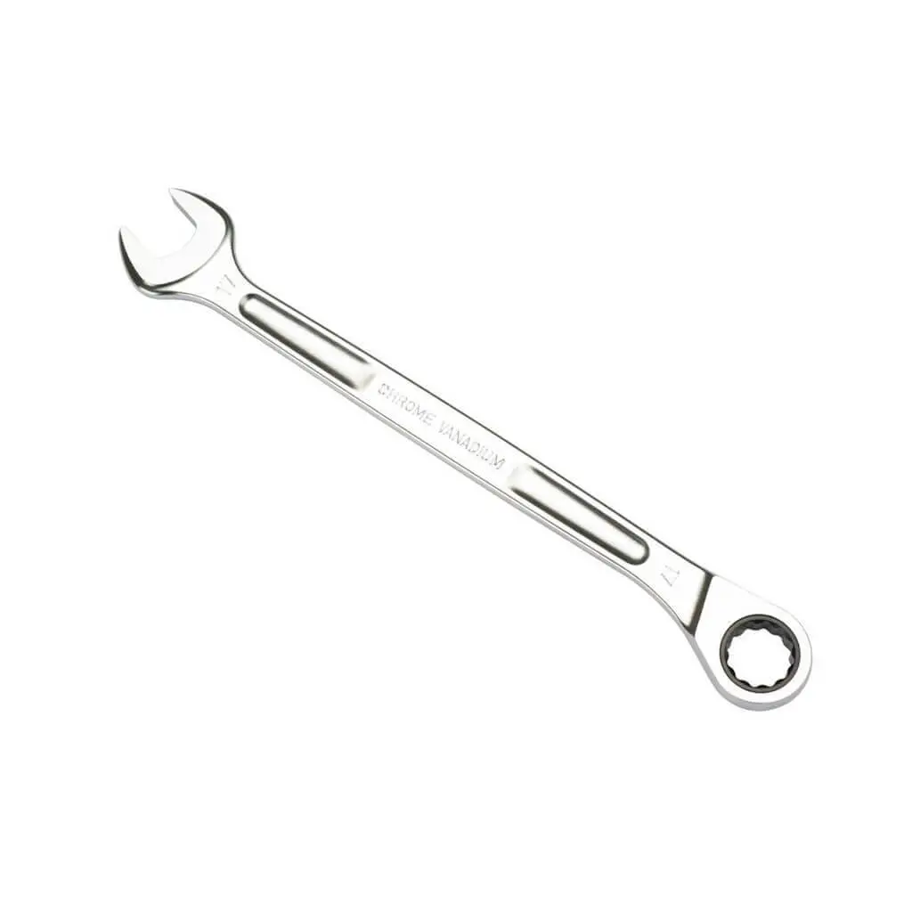 Groz Csp/Xrt/17/Ug 17Mm Extra-Long Combination Non-Reversible Ratcheting Wrench 1