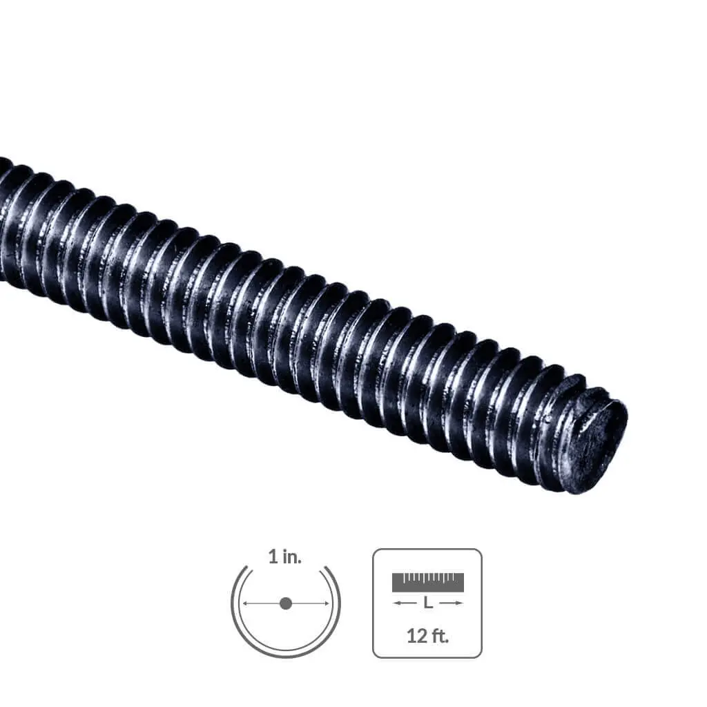 Surebuilt Sbcr1 1 In. X 12 Ft. Coil Rod 1